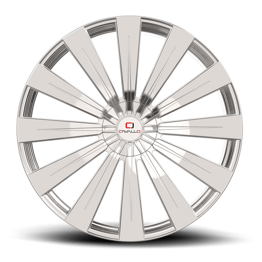 CLV-492695BLANK+18C - Cavallo CLV-49 26X9.5 Blank 5X/6X 18mm Chrome - Cavallo Wheels Canada