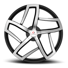 Load image into Gallery viewer, CLV-502295BLANK+15BM - Cavallo CLV-50 22X9.5 BLANK ET 15MM Gloss Black &amp; Machined - Cavallo Wheels Canada