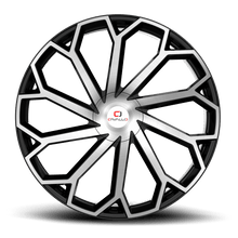 Load image into Gallery viewer, CLV-51188051121143+35BM - Cavallo CLV-51 18X8 5X112 35mm Gloss Black &amp; Machined - Cavallo Wheels Canada