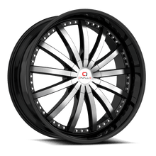 Load image into Gallery viewer, CLV-5324905115120+34BM - Cavallo CLV-53 24X9 5X115 ET 34MM Gloss Black &amp; Machined - Cavallo Wheels Canada