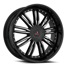 Load image into Gallery viewer, CLV-54188051001143+35BM - Cavallo CLV-54 18X8 5X100 35mm Gloss Black &amp; Machined - Cavallo Wheels Canada