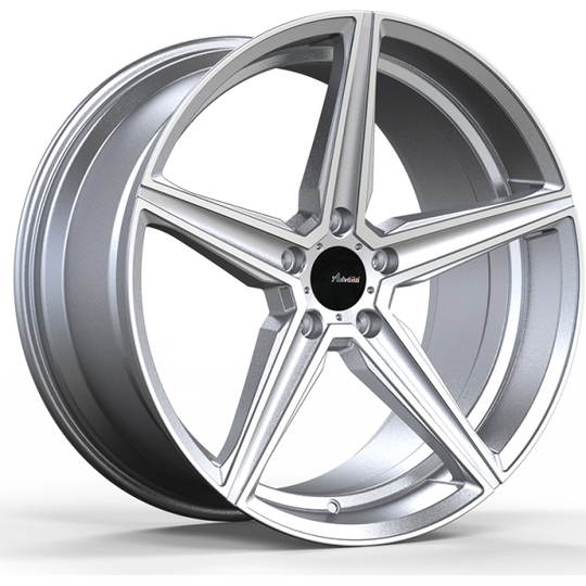 CO8851435S - Advanti Cammino 18X8 5X114.3 ET 35mm Silver with Machined Face - Advanti Wheels Canada