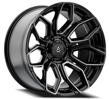 Load image into Gallery viewer, A116209089P02010 - Arena Cobra 20X9 6X135 20mm Glossy Black Brushed Ddt Face Clear - Arena Wheels Canada
