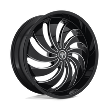 Load image into Gallery viewer, S242249000+01D - DUB S242 Cojones 24X9 BLANK  1mm Gloss Black Milled - DUB Wheels Canada