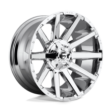 Charger l'image dans la galerie, D61420908250 - Fuel Off-Road D614 Contra 20X9 8X165.1 1mm Chrome Plated - Fuel Off-Road Wheels Canada