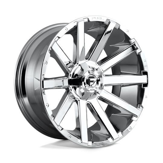 D61422009847 - Fuel Off-Road D614 Contra 22X10 6X135 / 6X139.7 -18mm Chrome Plated - Fuel Off-Road Wheels Canada