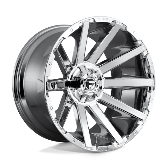 D61422209847 - Fuel Off-Road D614 Contra 22X12 6X139.7 / 6X135 -44mm Chrome Plated - Fuel Off-Road Wheels Canada