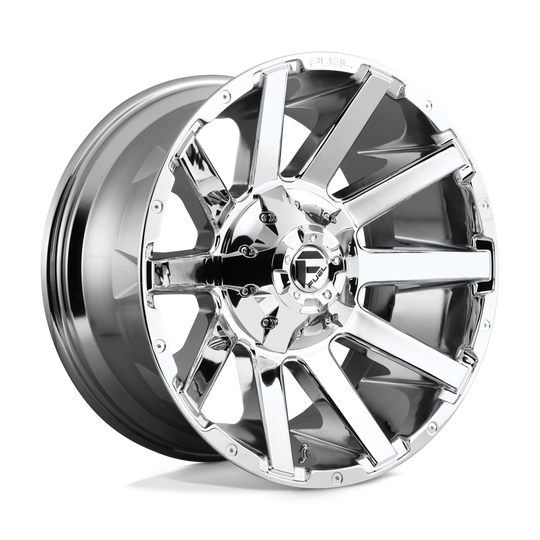 D61420008247 - Fuel Off-Road D614 Contra 20X10 8X165.1 -18 mm Chrome Plated - Fuel Off-Road Wheels Canada