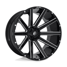 Load image into Gallery viewer, D61524209847 - Fuel Off-Road D615 Contra 24X12 6X135 6X139.7 -44 mm Gloss Black Milled - Fuel Off-Road Wheels Canada