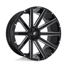 Charger l'image dans la galerie, D61526209847 - Fuel Off-Road D615 Contra 26X12 6X135 6X139.7 -44 mm Gloss Black Milled - Fuel Off-Road Wheels Canada