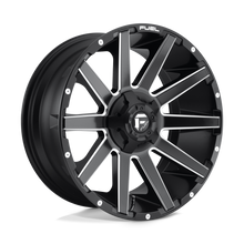 Load image into Gallery viewer, D61620902750 - Fuel Off-Road D616 Contra 20X9 6X114.3 ET 1mm Matte Black Milled - Fuel Off-Road Wheels Canada