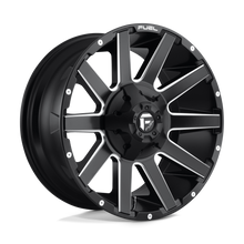 Load image into Gallery viewer, D61620901757 - Fuel Off-Road D616 Contra 20X9 8X170 20mm Matte Black Milled - Fuel Off-Road Wheels Canada