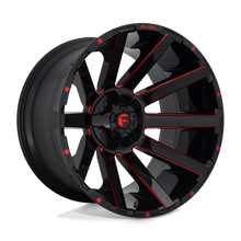 Charger l'image dans la galerie, D64324408245 - Fuel Off-Road D643 Contra 24X14 8X165.1 -75 mm Gloss Black Red Tinted Clear - Fuel Off-Road Wheels Canada
