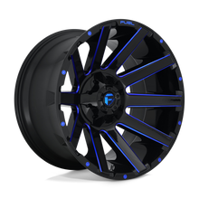 Load image into Gallery viewer, D64422201747 - Fuel Off-Road D644 Contra 22X12 8X170 -44 mm Gloss Black Blue Tinted Clear - Fuel Off-Road Wheels Canada