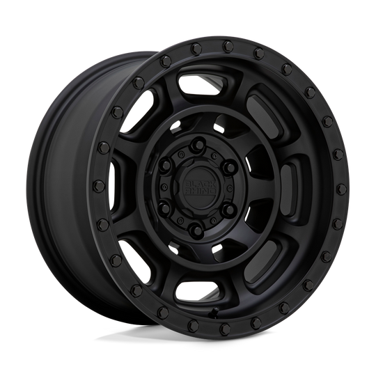 1785CNV-85127M71 - Black Rhino Convoy 17X8.5 5X127 -18 mm Matte Black - Black Rhino Wheels Canada