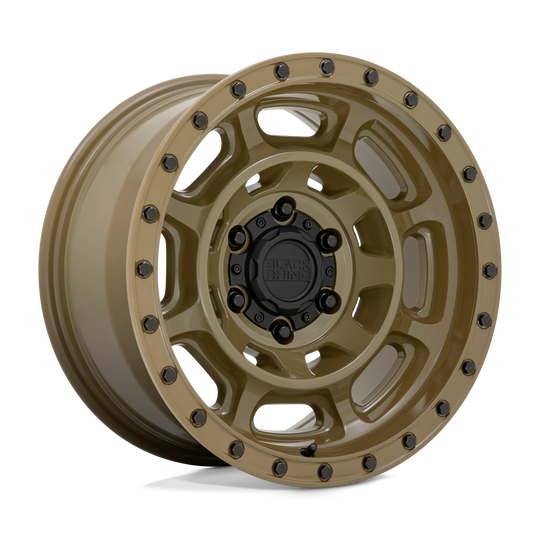 1785CNV-06140N12 - Black Rhino Convoy 17X8.5 6X139.7 -10 mm Gator Green - Black Rhino Wheels Canada