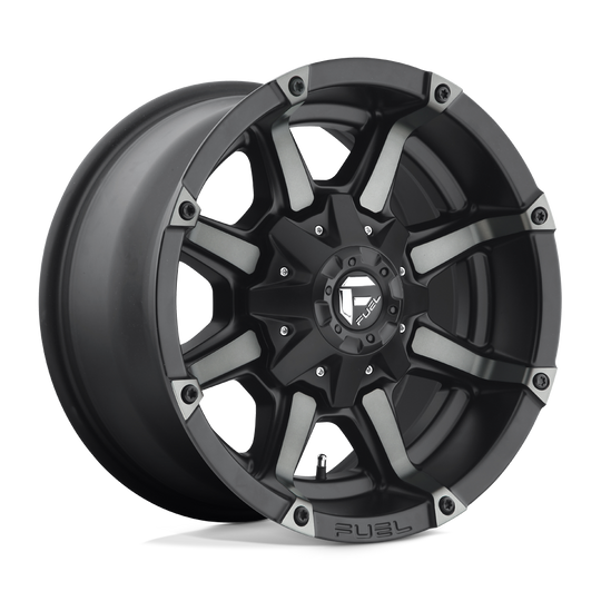 D55617902750 - Fuel Off-Road D556 Coupler 17X9 6X114.3 ET 1mm Matte Black Double Dark Tint - Fuel Off-Road Wheels Canada