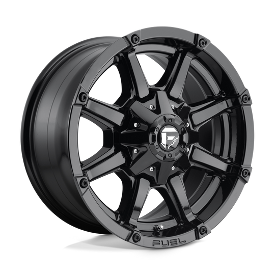 D57520002645 - Fuel Offroad D575 Coupler 20X10 5X127 / 5X114.3 -24mm Gloss Black - Fuel Offroad Wheels Canada