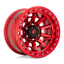 Load image into Gallery viewer, D11317908945 - Fuel Off-Road D113 Covert Beadlock 17X9 6X135 -15 mm Candy Red - Fuel Off-Road Wheels Canada