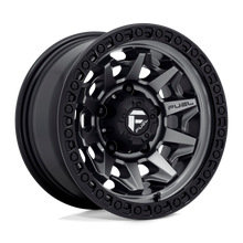 Load image into Gallery viewer, D71615808540E - Fuel Off-Road D716 Covert 15X8 5X139.7 -12 mm Matte Gun Metal Black Bead Ring - Fuel Off-Road Wheels Canada