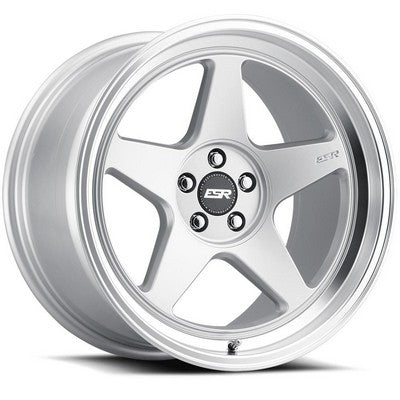 80552022 CR5HS-ML - ESR CR5 18X10.5 5X120 22mm Hyper Silver With Machine Lip - ESR Wheels Canada