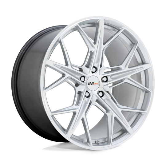 2212HMH525120S67 - Cray Hammerhead 22X12 5X120  52mm Gloss Silver W/ Mirror Cut Face - Cray Wheels Canada