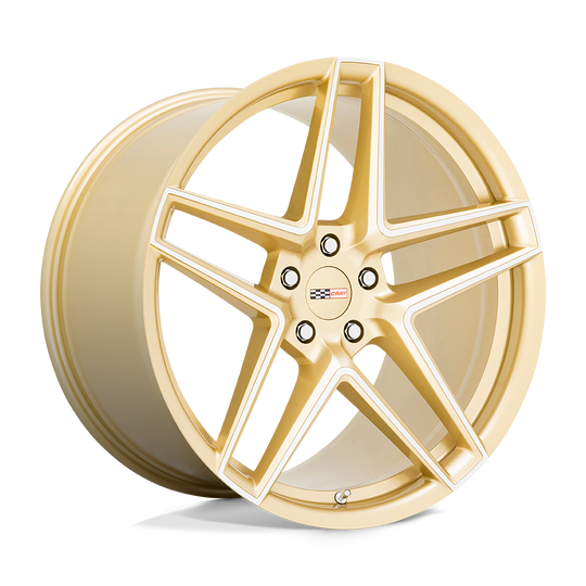 2015PTA525120L67 - Cray Panthera 20X11.5 5X120  52mm Gloss Gold With Mirror Face - Cray Wheels Canada