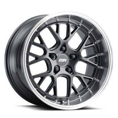 88551235 CS11GR-ML - ESR CS11 18X8.5 5X112 35mm Gloss Graphite Machine Lip - ESR Wheels Canada