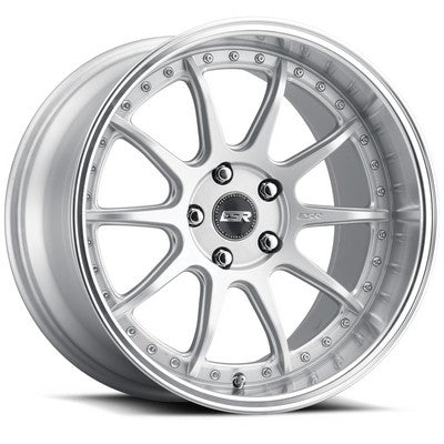 89511135 CS12HS-ML - ESR CS12 18X9.5 Blank 35mm Hyper Silver With Machine Lip - ESR Wheels Canada