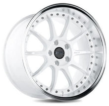 Load image into Gallery viewer, 89511122 CS12WHT-ML - ESR CS12 18X9.5 Blank 22mm Gloss White With Machine Lip - ESR Wheels Canada