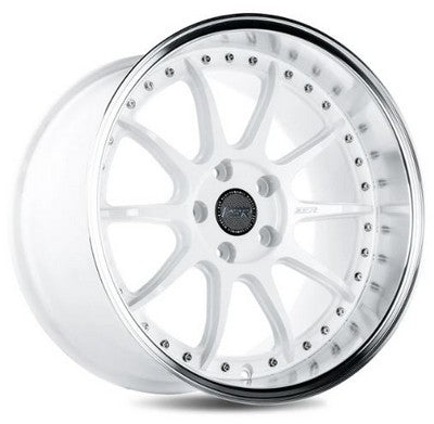 88550035 CS12WHT-ML - ESR CS12 18X8.5 5X100 35mm Gloss White With Machine Lip - ESR Wheels Canada