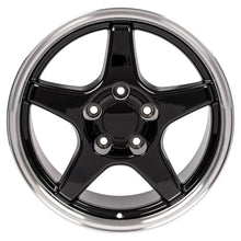 Load image into Gallery viewer, CV01-17095-5475-56BM - OE Wheels Replica CV01 17X9.5 5X120.65 ET56mm Black with Machined Lip - OE Wheels Wheels Canada