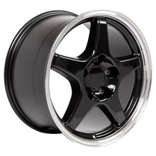 Load image into Gallery viewer, CV01-17095-5475-56BM - OE Wheels Replica CV01 17X9.5 5X120.65 ET56mm Black with Machined Lip - OE Wheels Wheels Canada
