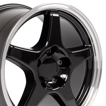 Load image into Gallery viewer, CV01-17095-5475-56BM - OE Wheels Replica CV01 17X9.5 5X120.65 ET56mm Black with Machined Lip - OE Wheels Wheels Canada
