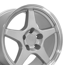 Load image into Gallery viewer, CV01-17095-5475-56SM - OE Wheels Replica CV01 17X9.5 5X120.65 ET56mm Silver with Machined Lip - OE Wheels Wheels Canada