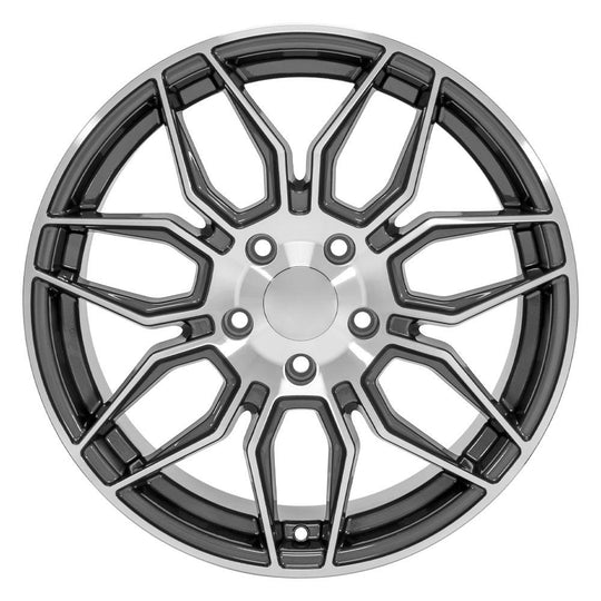 CV03C-18085-5475-52MG - OE Wheels Replica CV03C 18X8.5 5X120.65 ET56mm Gunmetal Machined - OE Wheels Wheels Canada