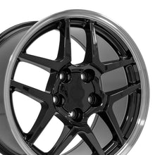 Load image into Gallery viewer, CV04-17095-5475-54BM - OE Wheels Replica CV04 17X9.5 5X120.65 ET54mm Black with Machined Lip - OE Wheels Wheels Canada