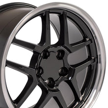Load image into Gallery viewer, CV04-18105-5475-56BM - OE Wheels Replica CV04 18X10.5 5X120.65 ET56mm Black with Machined Lip - OE Wheels Wheels Canada