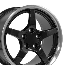 Charger l'image dans la galerie, CV05-D17095-5475-54BM - OE Wheels Replica CV05 17X9.5 5X120.65 ET54mm Black with Machined Lip - OE Wheels Wheels Canada