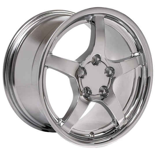 CV05-D17095-5475-54C - OE Wheels Replica CV05 17X9.5 5X120.65 ET54mm Chrome - OE Wheels Wheels Canada