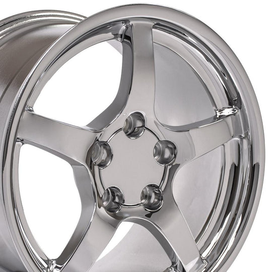 CV05-D17095-5475-54C - OE Wheels Replica CV05 17X9.5 5X120.65 ET54mm Chrome - OE Wheels Wheels Canada