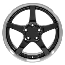 Charger l'image dans la galerie, CV05-D18095-5475-54BM - OE Wheels Replica CV05 18X9.5 5X120.65 ET54mm Black with Machined Lip - OE Wheels Wheels Canada