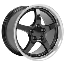 Load image into Gallery viewer, CV05-D18105-5475-56BM - OE Wheels Replica CV05 18X10.5 5X120.65 ET56mm Black with Machined Lip - OE Wheels Wheels Canada