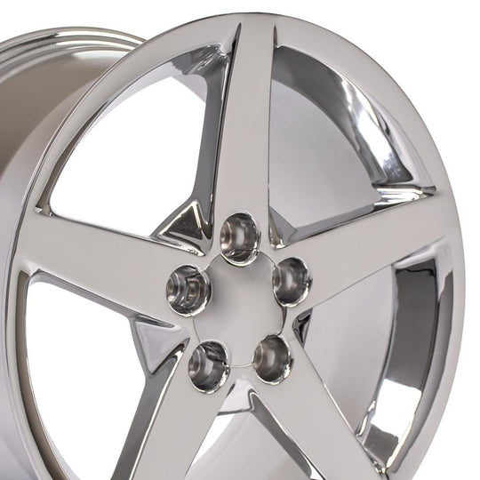 CV06A-17085-5475-56C - OE Wheels Replica CV06A 17X8.5 5X120.65 56MM Chrome - OE Wheels Replica Wheels Canada