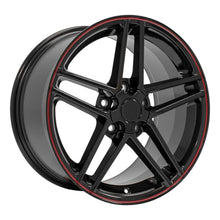 Load image into Gallery viewer, CV07A-18095-5475-56BR - OE Wheels Replica CV07A 18X9.5 5X120.65 ET56mm Gloss Black Redline - OE Wheels Wheels Canada