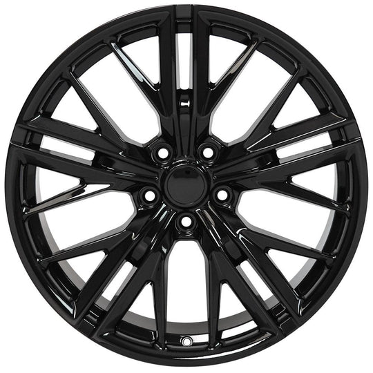 CV25-20085-5120-35B - OE Wheels Replica CV25 20X8.5 5X120 ET35mm Gloss Black - OE Wheels Wheels Canada