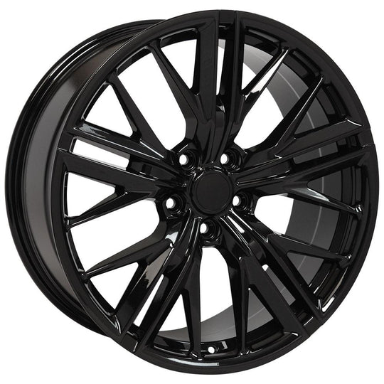 CV25-20085-5120-35B - OE Wheels Replica CV25 20X8.5 5X120 ET35mm Gloss Black - OE Wheels Wheels Canada