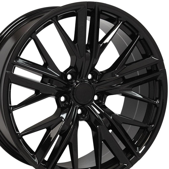CV25-20085-5120-35B - OE Wheels Replica CV25 20X8.5 5X120 ET35mm Gloss Black - OE Wheels Wheels Canada
