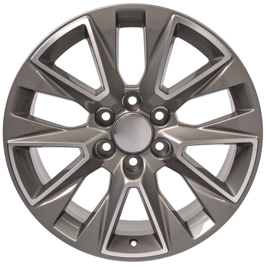 CV26-20090-6550-28MS - OE Wheels Replica CV26 20X9 6X139.7 ET28mm Silver Machined - OE Wheels Wheels Canada