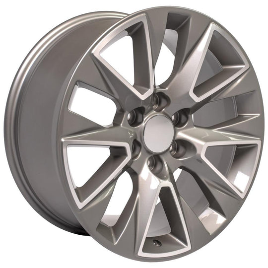 CV26-20090-6550-28MS - OE Wheels Replica CV26 20X9 6X139.7 ET28mm Silver Machined - OE Wheels Wheels Canada